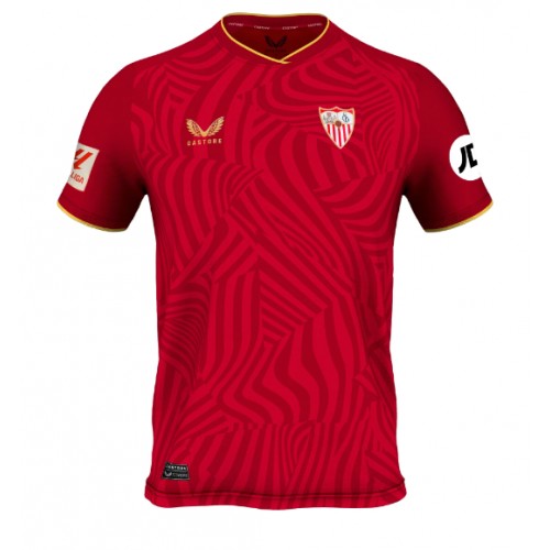 Sevilla Gostujuci Dres 2023-24 Kratak Rukav